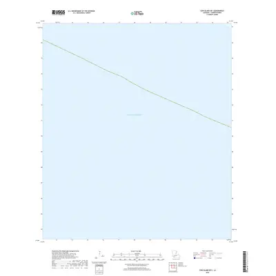 2018 Map of Cow Island OE S, 2018 Print