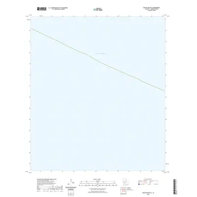 2020 Map of Cow Island OE S, 2020 Print