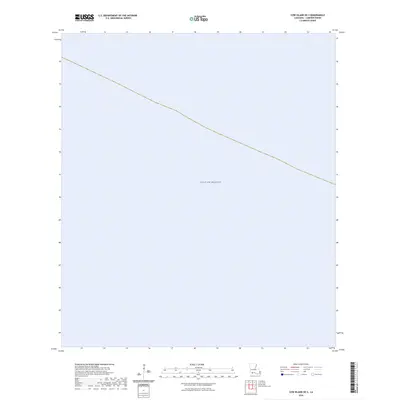 2024 Map of Cow Island OE S, 2024 Print
