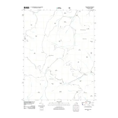 2011 Map of Cow Knob, 2011 Print