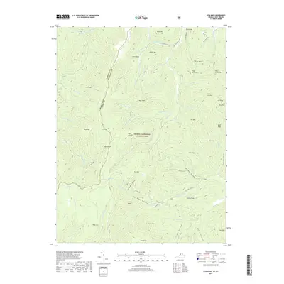 2019 Map of Cow Knob, 2019 Print
