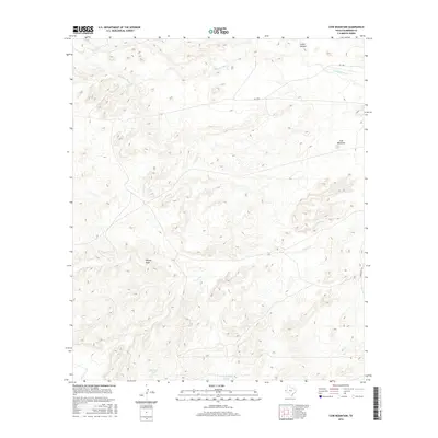 2016 Map of Cow Mountain, 2016 Print