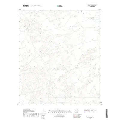 2019 Map of Cow Mountain, 2019 Print