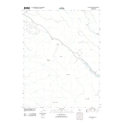 2012 Map of Cow Mountain, 2012 Print