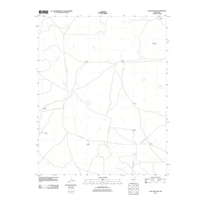 2010 Map of Cow Mountain, 2010 Print