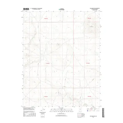 2017 Map of Cow Mountain, 2017 Print