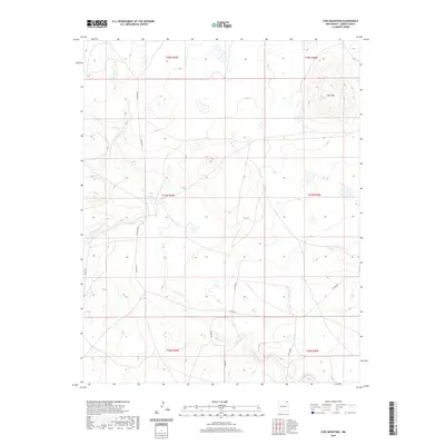 2020 Map of Cow Mountain, 2020 Print