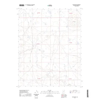 2023 Map of Cow Mountain, 2023 Print