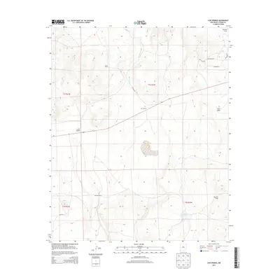 2013 Map of Cow Springs, 2013 Print