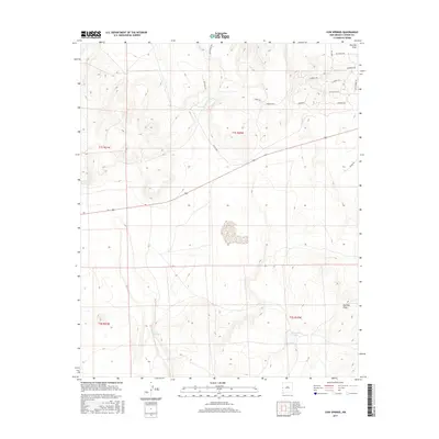 2017 Map of Cow Springs, 2017 Print