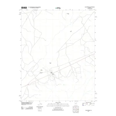 2011 Map of Cow Springs, 2011 Print