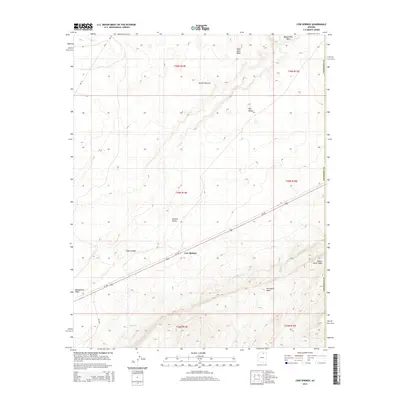 2014 Map of Cow Springs, 2014 Print