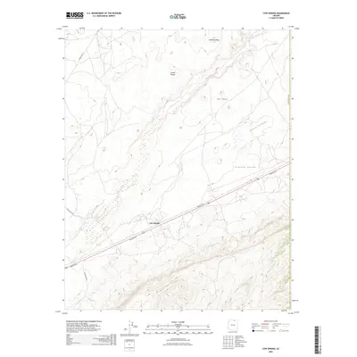 2026 Map of Cow Springs, 2026 Print
