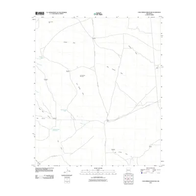 2010 Map of Cow Springs Mountain, 2010 Print