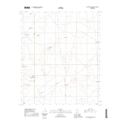 2020 Map of Cow Springs Mountain, 2020 Print