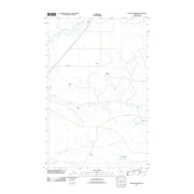 2011 Map of Cowan Reservoir, 2011 Print