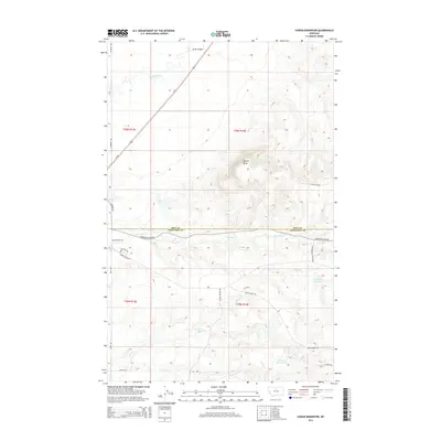 2014 Map of Cowan Reservoir, 2014 Print