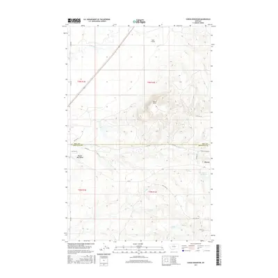 2017 Map of Cowan Reservoir, 2017 Print