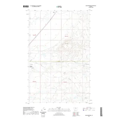 2020 Map of Cowan Reservoir, 2020 Print