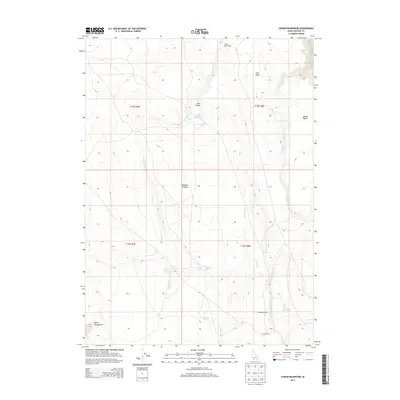 2013 Map of Cowan Reservoir, 2013 Print