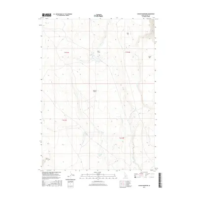 2017 Map of Cowan Reservoir, 2017 Print