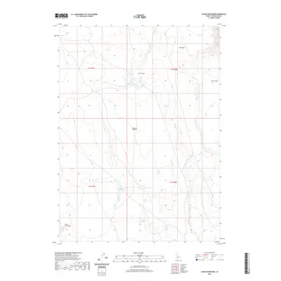 2020 Map of Cowan Reservoir, 2020 Print