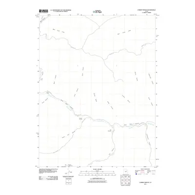 2011 Map of Cowboy Bench, 2011 Print
