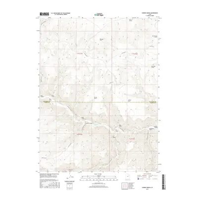 2017 Map of Cowboy Bench, 2017 Print