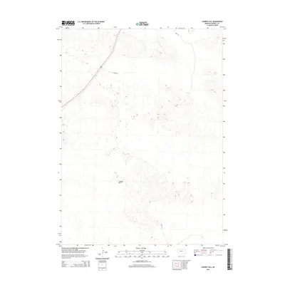 2014 Map of Cowboy Hill, 2014 Print