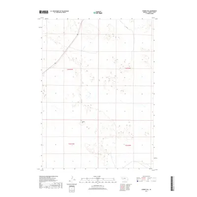 2017 Map of Cowboy Hill, 2017 Print