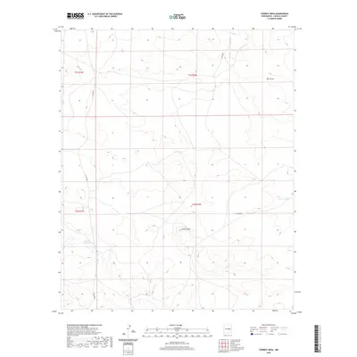2020 Map of Cowboy Mesa, 2020 Print