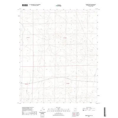 2020 Map of Cowboy Mesa NE, 2020 Print