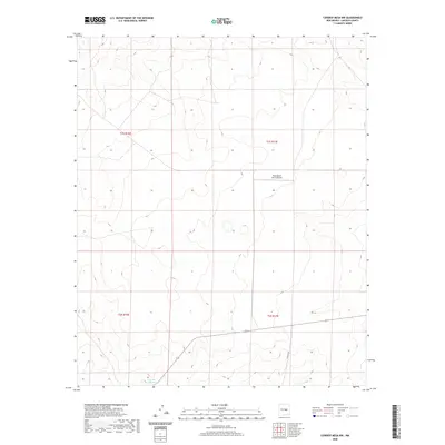 2020 Map of Cowboy Mesa NW, 2020 Print