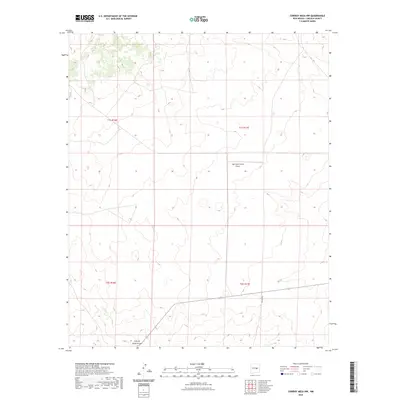 2023 Map of Cowboy Mesa NW, 2023 Print