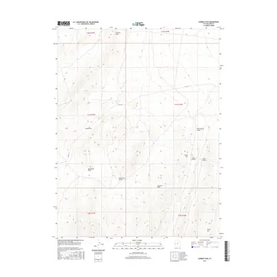 2017 Map of Cowboy Pass, 2017 Print