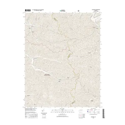 2016 Map of Cowcreek, 2016 Print