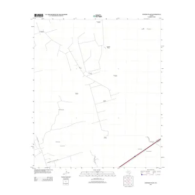 2012 Map of Cowden Place, 2012 Print