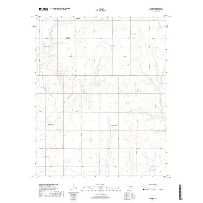2018 Map of Cowden, 2018 Print