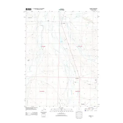 2013 Map of Cowdrey, 2013 Print