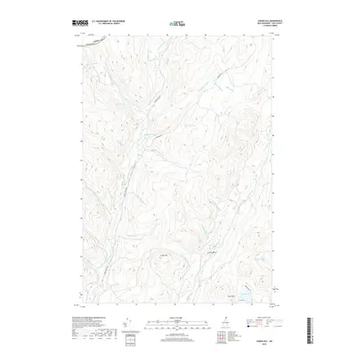 2018 Map of Cowen Hill, 2018 Print