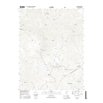 2014 Map of Cowen, 2014 Print