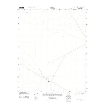 2012 Map of Cowhole Mountain, 2012 Print