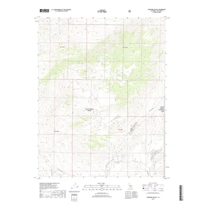 2018 Map of Cowhorn Valley, 2018 Print