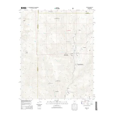 2013 Map of Cowles, 2013 Print