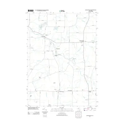 2013 Map of Cowlesville, 2013 Print