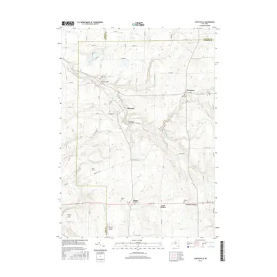 2016 Map of Cowlesville, 2016 Print