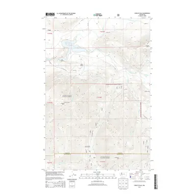 2014 Map of Cowlitz Falls, 2014 Print