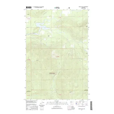 2017 Map of Cowlitz Falls, 2017 Print