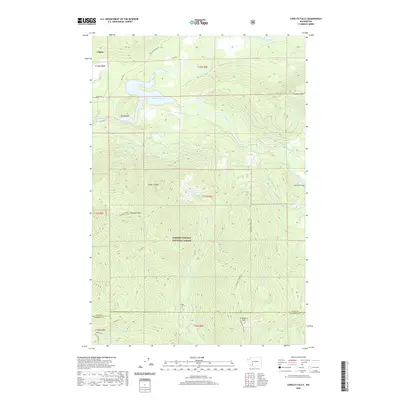 2020 Map of Cowlitz Falls, 2020 Print