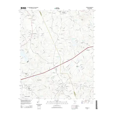 2014 Map of Cowpens, 2014 Print